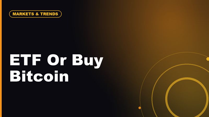 Bitcoin ETF vs Buying Bitcoin Directly: What Is the Difference?